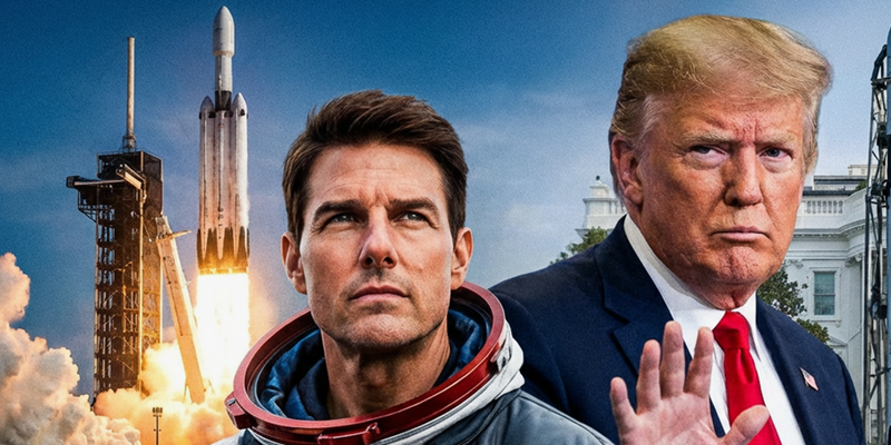 Том Круз не полетит в космос из-за Трампа