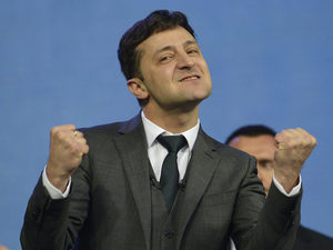 Зеленский победил на выборах президента Украины